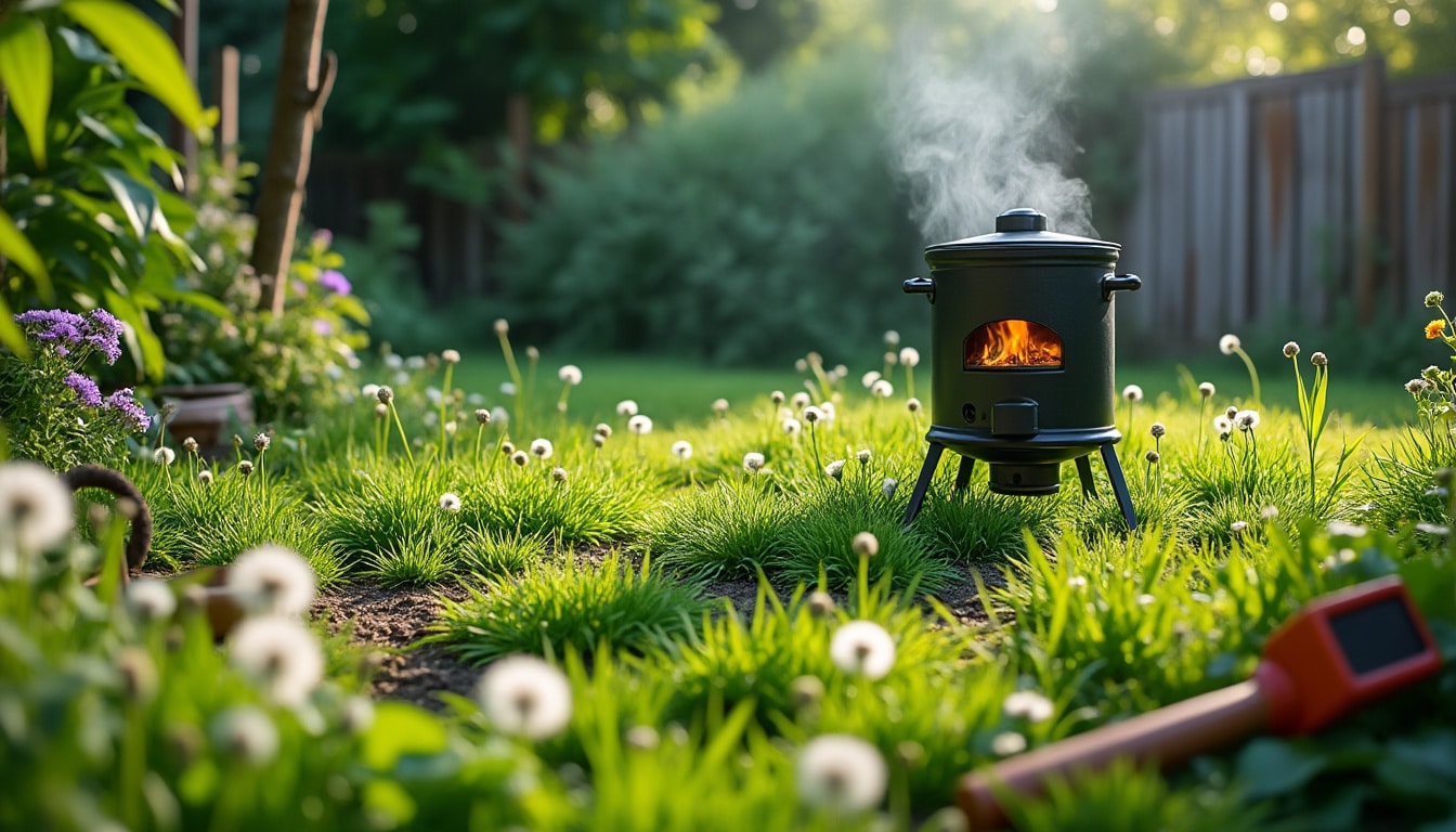découvrez comment gérer les mauvaises herbes dans votre gazon : techniques de cuisson, astuces pour réduire l'encombrement et conseils pour un nettoyage efficace.