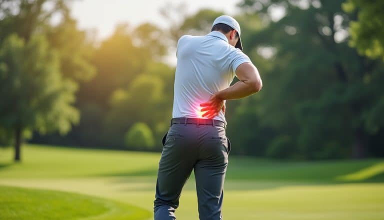 Blessures au golf : les zones les plus touchées