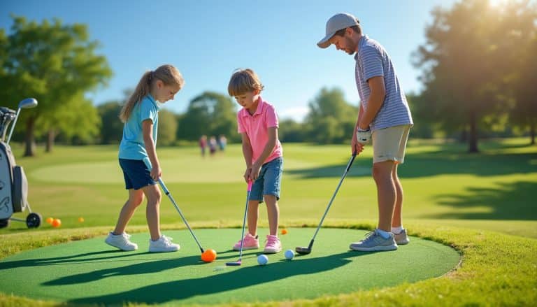 École de golf pour enfants : les âges et les formats