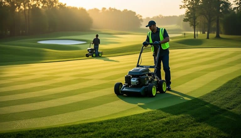 Entretien d'un parcours : le travail invisible des greenkeepers