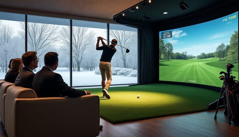 Simulateur en club : un complément d'activité hivernale